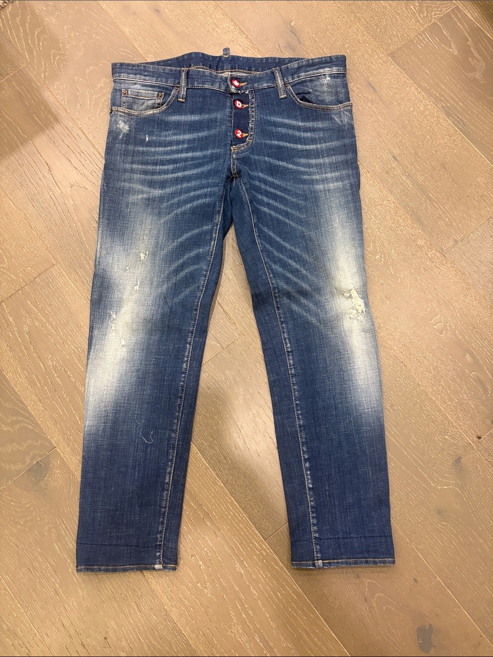 DSQUARED2 Men's Blue Fade Jeans